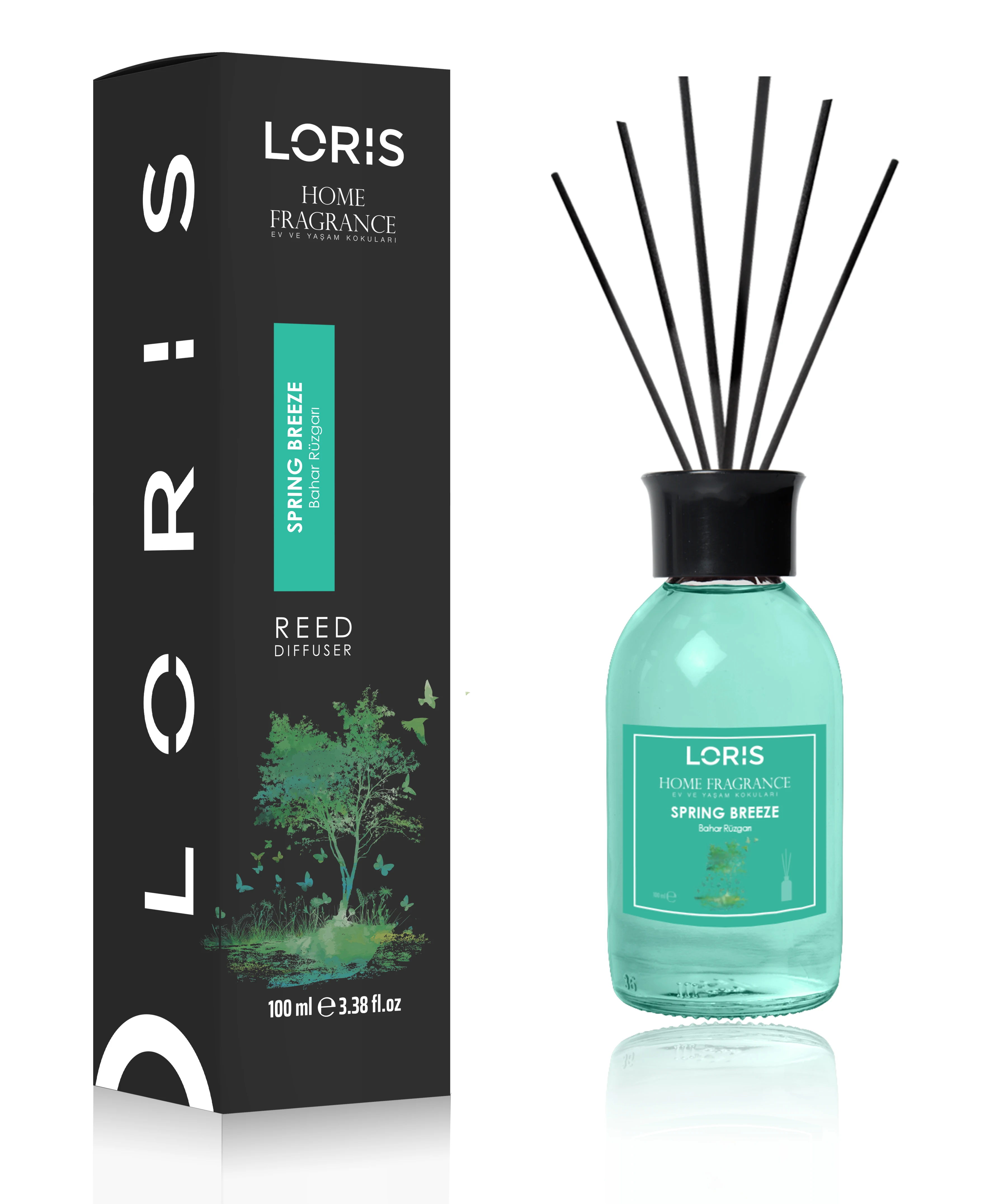 Освежитель воздуха с пружинным аромадиффузором LORIS 100 мл