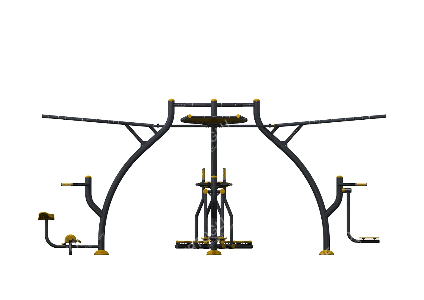 Mfs-025   Outdoor Fitness EquipmentPark Adults Steel Outdoor Fitness Equipment Body Building Gym Exercise Sports Unique Kids Who