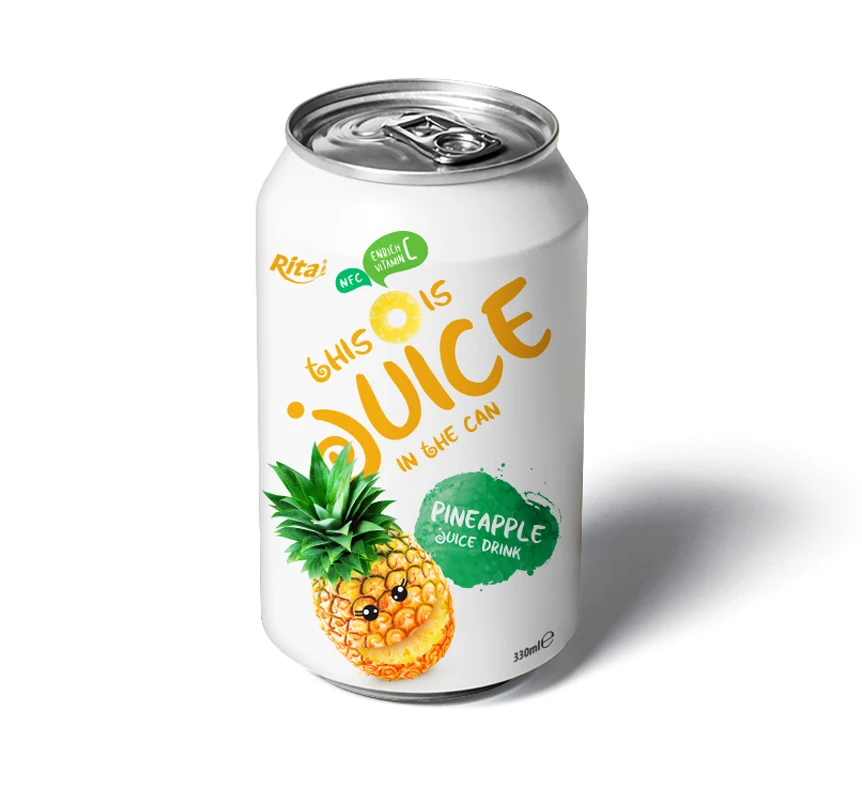 Distributor Fruit and Vegetable Juice Healthy Soursop Fruit Juice 330ml x 24 Cans with 30% Fruit Concentrate