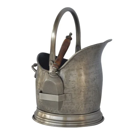 Handmade Pure Copper Coal Bucket With Shovel Premium Quality Customized Size Coal Bucket For Best Selling