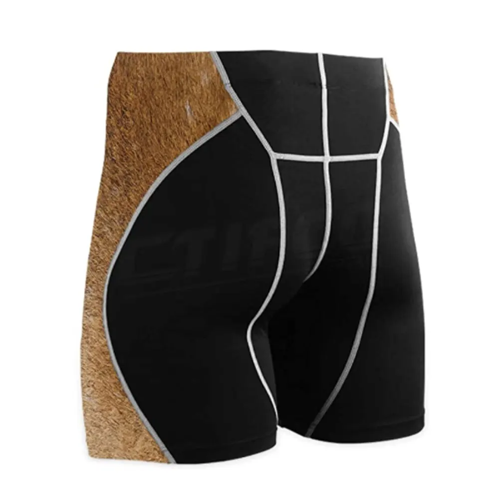 Gym Plus Size Men Shorts with Pocket Compression Shorts