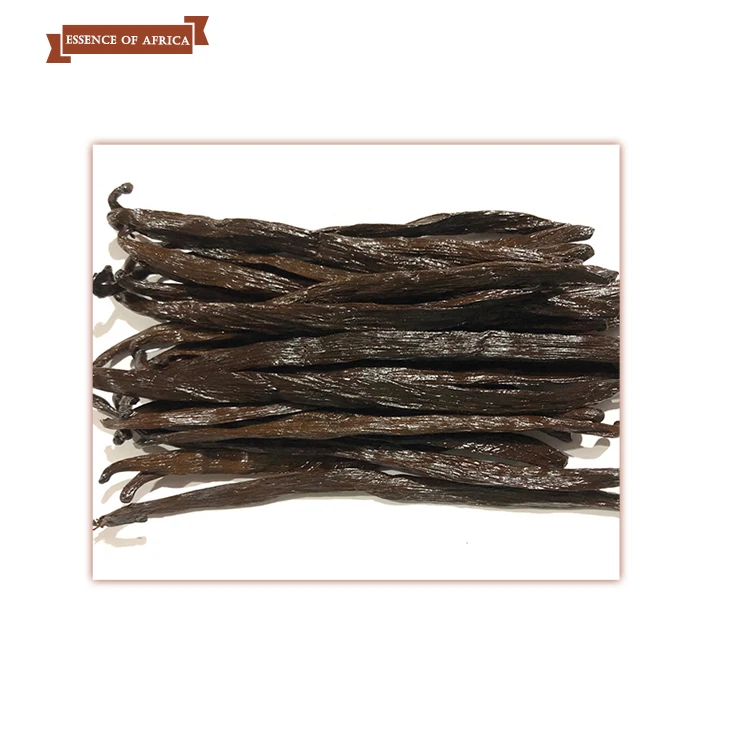 100% Pure Organic Brownish Black Gourmet Grade a Vanilla Beans Dried Top Supplier at Genuine Bulk Price