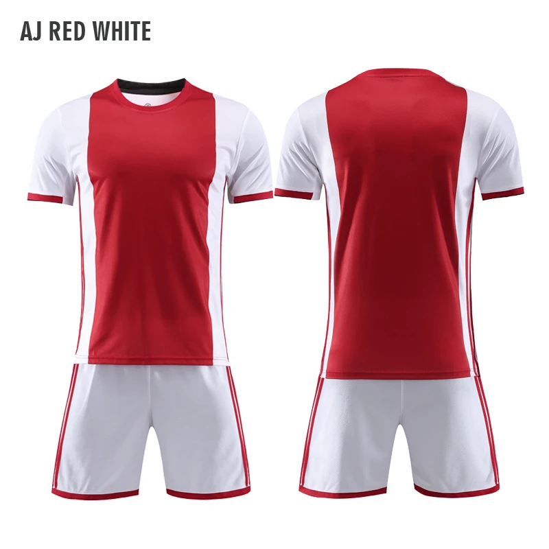 Red And White Soccer Jersey Soccer Uniform Football Jersey Sports Wear football shirt