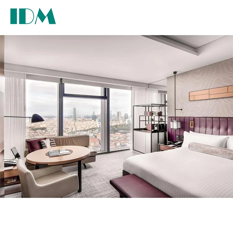 IDM-A39 Professional Design Custom Modern 5 Star Hotel Bed Room Furniture Bedroom Set