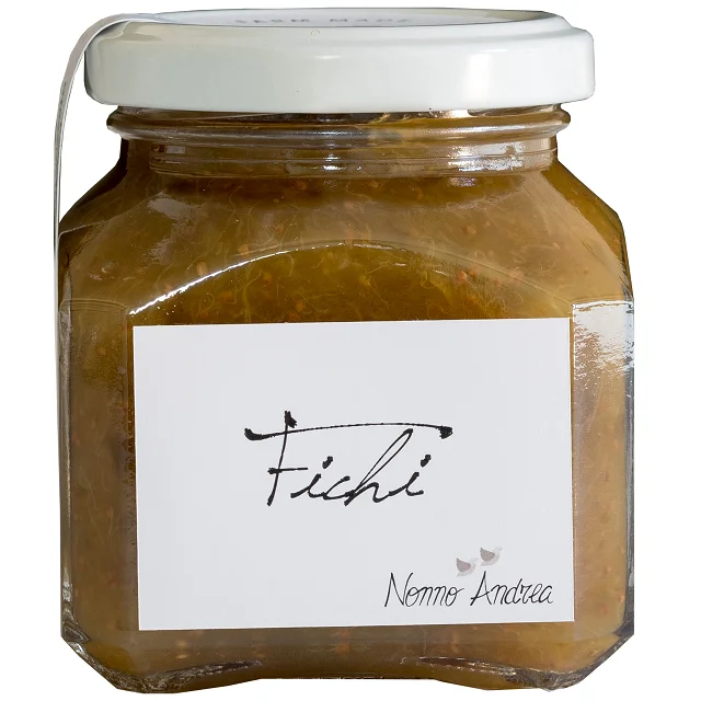 
Premium Italian Figs Sweet Jam in 210gr jar - Nonno Andrea 