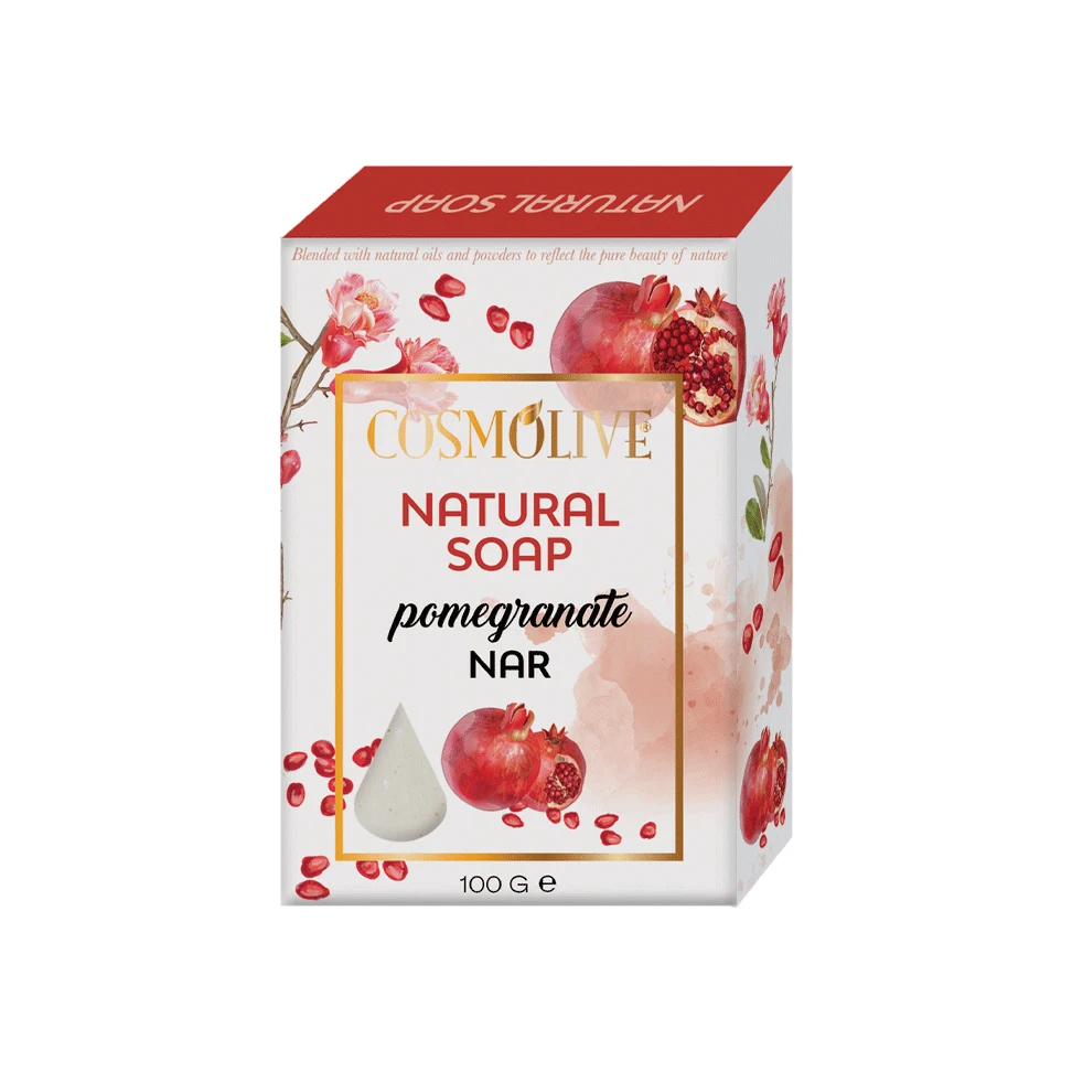 
Natural Soap Pomegranate 100 gr Turkey high Quality 