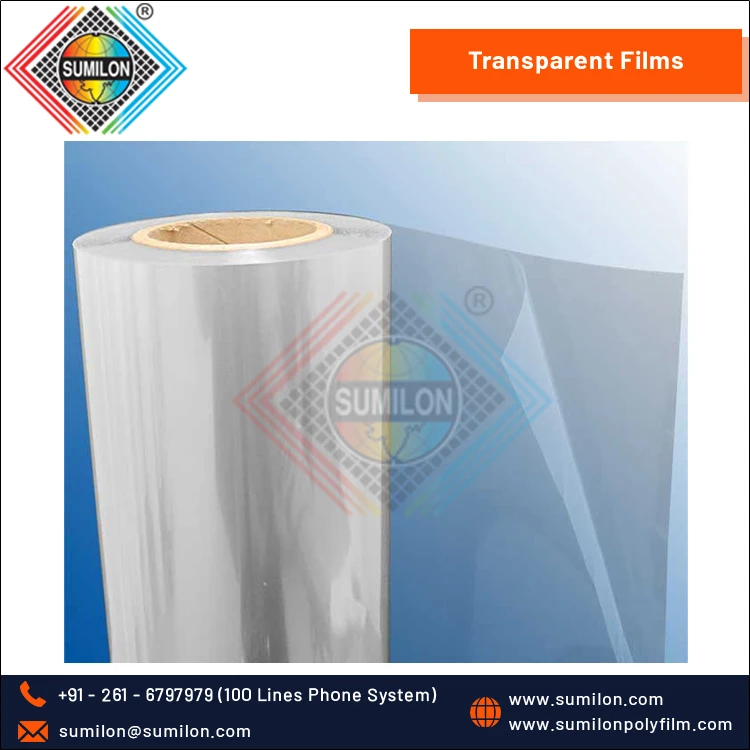 High in Demand Soft High Clarity Transparent Polyester PET Film for Packaging, Printing, Lamination at Low Price