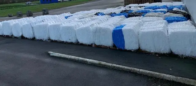 
PA PE film bales and roles 