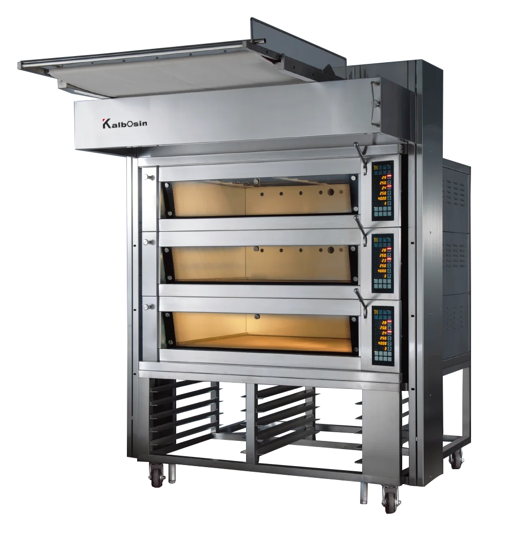 Kalbosin Commercial bread baking machine french baguette bread oven prices Equipment,electric cake 3 deck bakery oven with steam