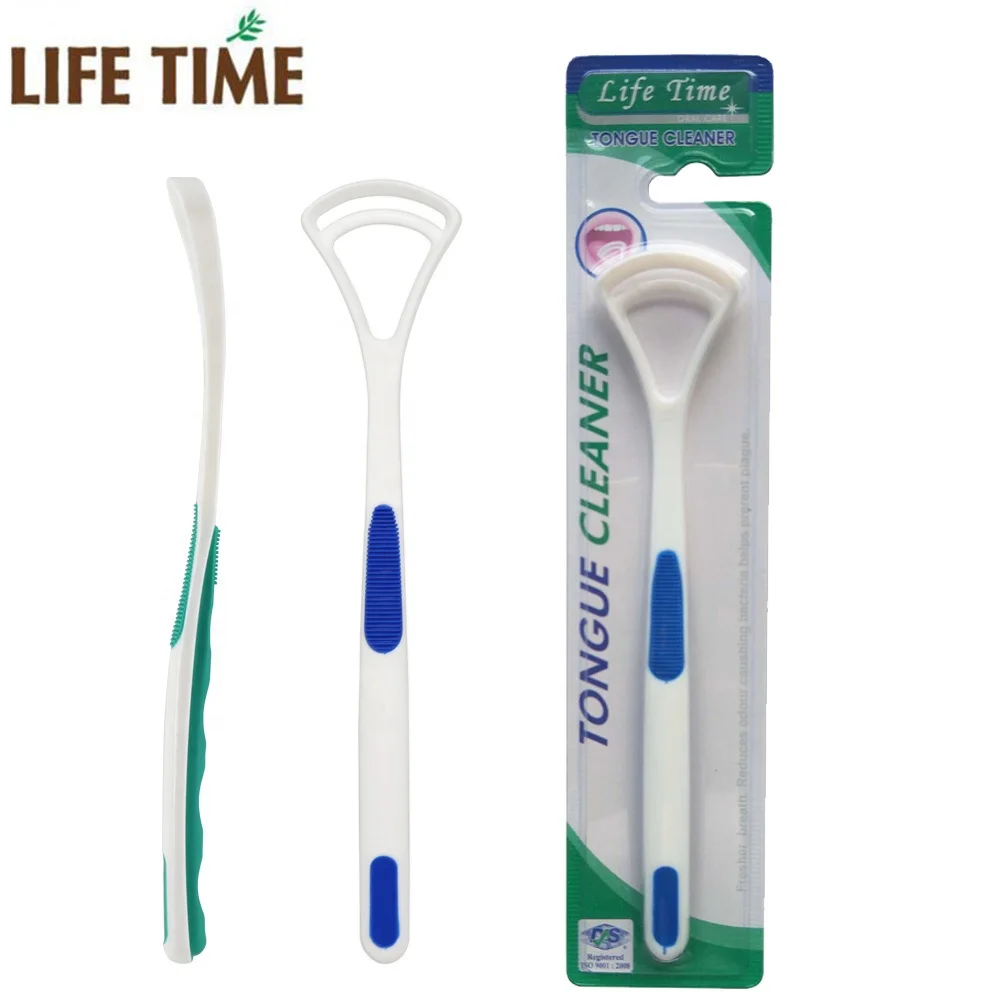 Disposable plastic handle hot selling High quality best dental tongue cleaner