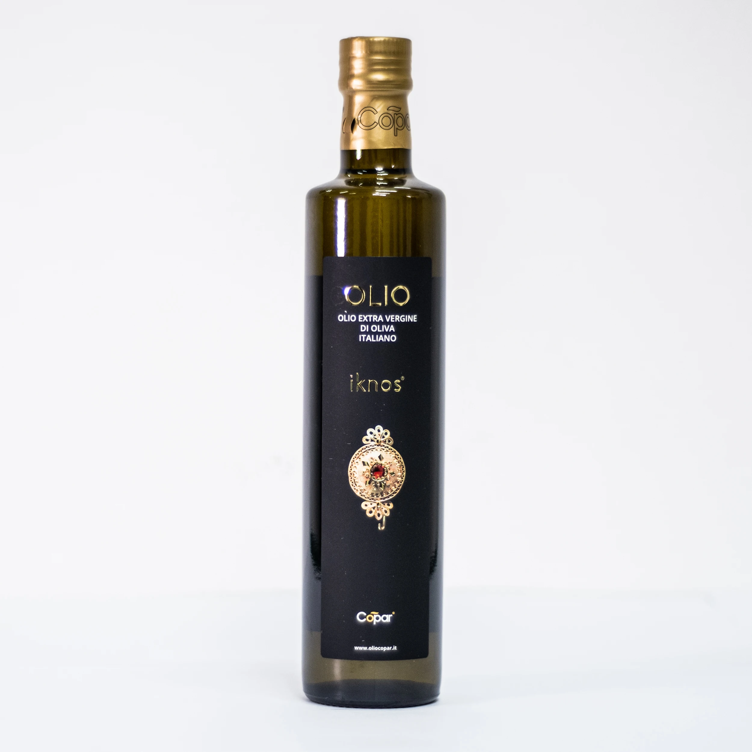 Exclusive Italian Blend Extra Virgin Olive Oil Gold Iknos 500 ml restaurant and gift