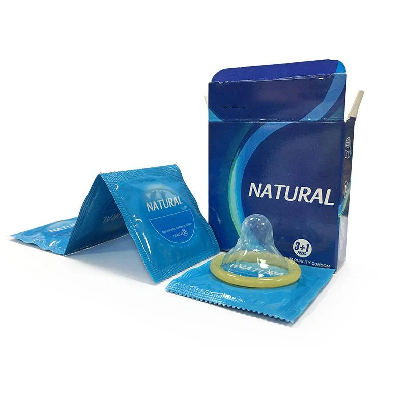 Custom printed private label wrapper condom factory