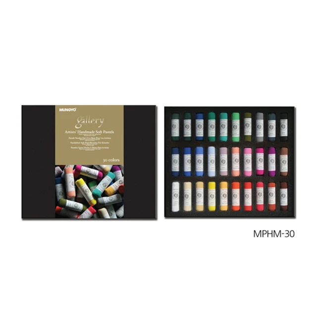 Mungyo High Quality Gallery Handmade soft pastel SET (MPHM) 15/30/60/100/200 Colors Hand Made