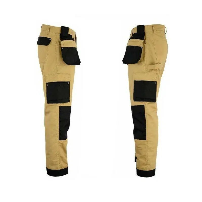 New OEM Work Wear Pants Winter Cotton Canvas Material Heavy Duty Men Winter Canvas Work Cargo Pants