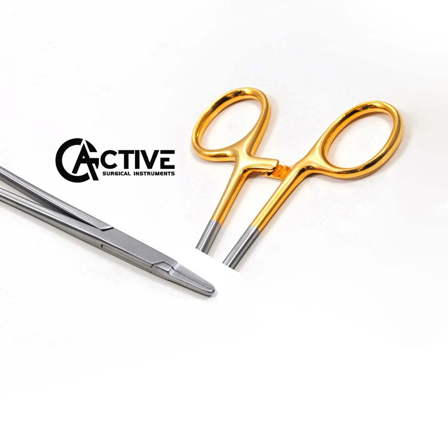 Ryder TC Needle Holder Tungsten Carbide Surgical Forceps High Quality Stainless Steel 18cm Reusable Serrated TC Jaws Reusable