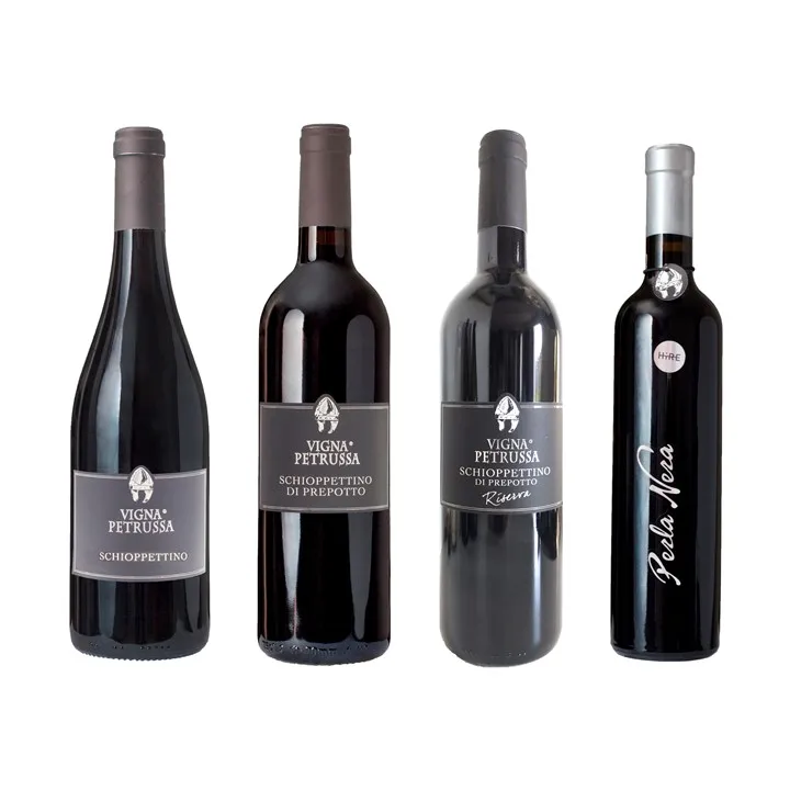 Vigna Petrussa Selection native grape EXPRESSIONS OF SCHIOPPETTINO 4 bottles Italian Red Wine for restaurant wine bar