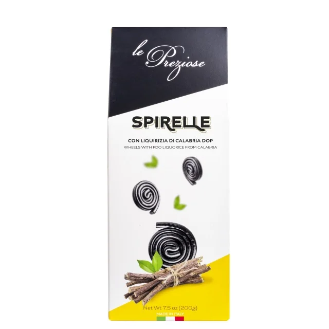 
Premium Quality Made in Italy Liquorice Sweets Spirelle 