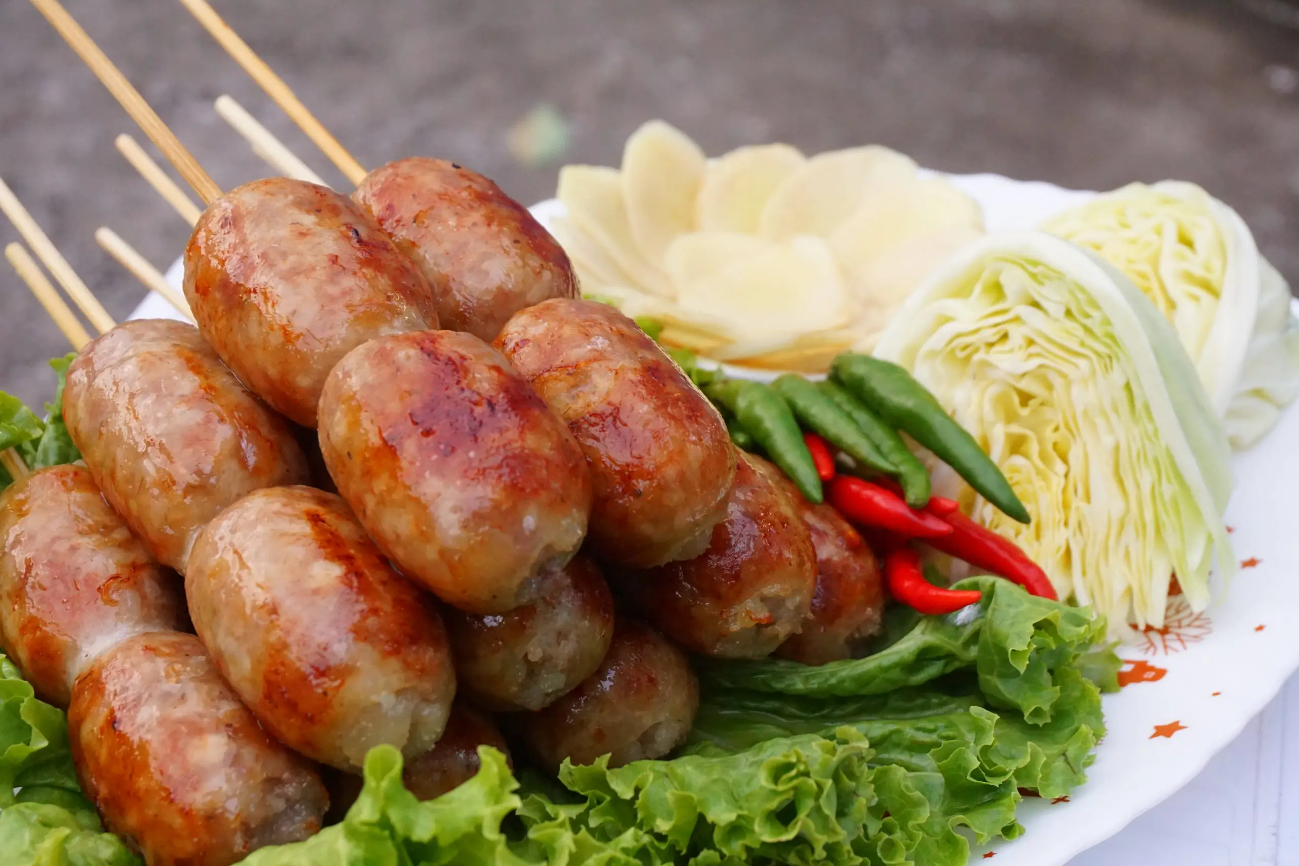 High Quality Sausage Wholesale Product Thai Fermented Pork Sausage Sour Pork Sausage From Thailand