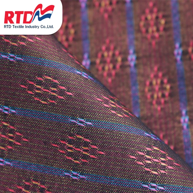 RTD Thai Traditional 100% Polyester Fabric  Uniform, Women Skirts - Red JD 1325