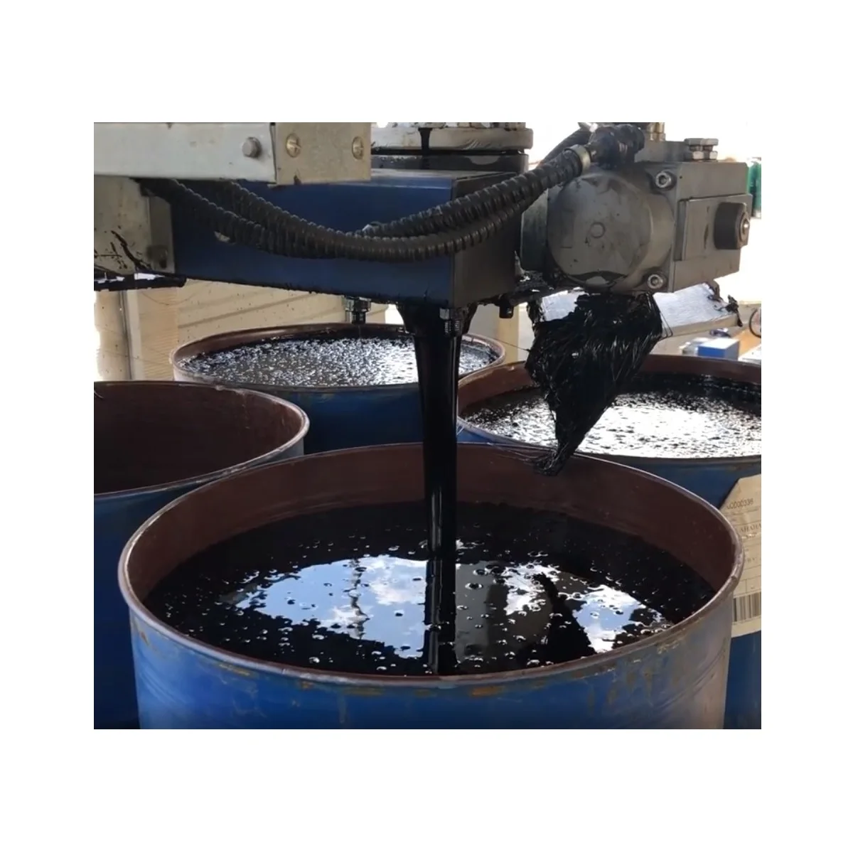 
 Асфальтовый битумный стальной барабан, оптовая продажа, русский объемный полимерный модифицированный битум в бочке «Bitunova»  