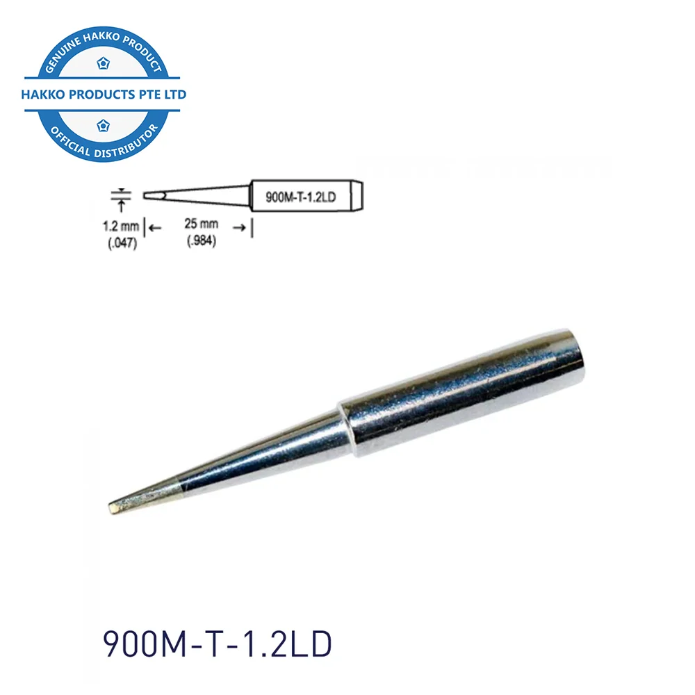 Hakko 928/936/937/933/934/701/702B/907 Soldering Station Rework Station with Copper Soldering Tip Replacement 900M-T-1.2LD
