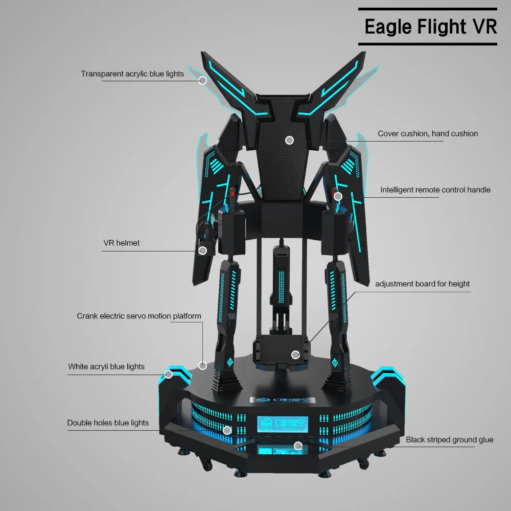 
FuninVR Flight simulator 9d vr simulator Customized 360 video game machine 5D 7D 9D VR Cinema 