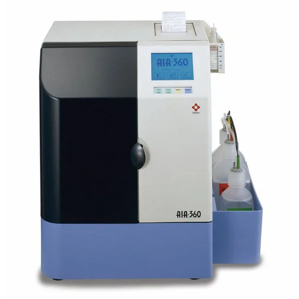 
Tosoh Bioscience AIA 360 ANALYZER automated Immunoassay System Analyzer and reagents 