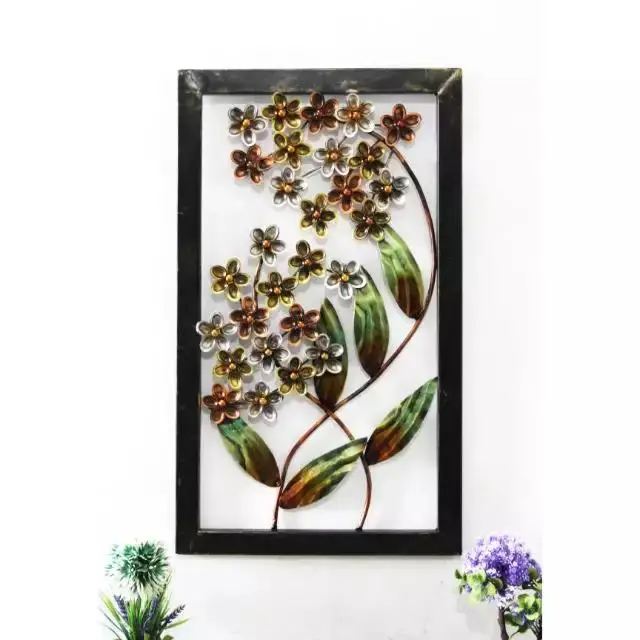 Metal Handcrafted Fish Circle Antique Wall Art