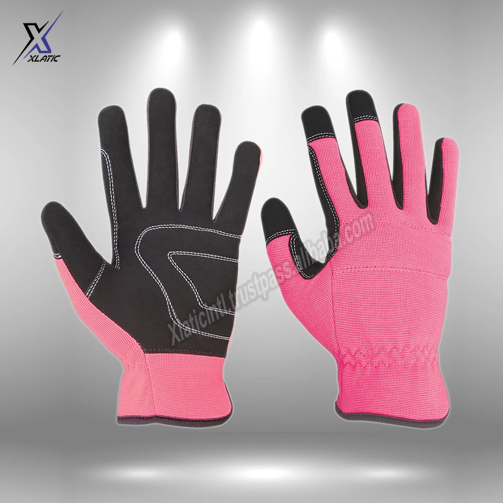 New Arrival Breathable Cowhide Leather Palm Gardening truck driving safety hand working leather glove for home trees plants