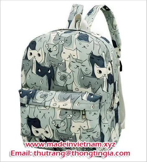 Premium Quality Fashionable Multi Color Unisex Waterproof Polyester Cartoon Friendly Boys And Girls School Bag