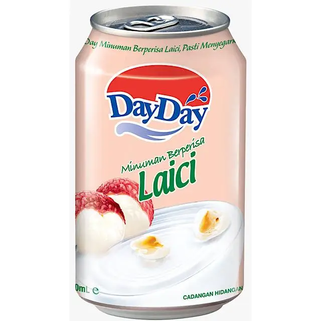 Best Taste Competitive Brand in Malaysia Day Day Lychee can drinks for ready to drink