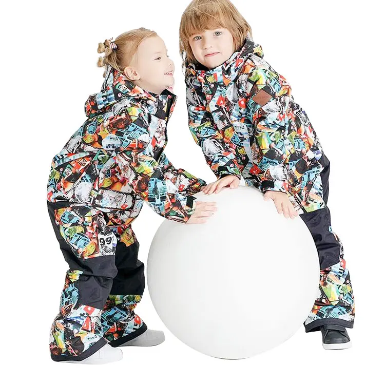 
kids Ski suits Snow Sports Season Warm Material Wholesale 