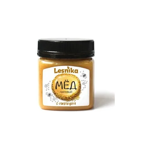 250 g Creamed linden honey with Bee Pollen