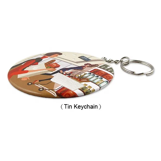 Сувенирный подарок оловянный материал зеркальный Тип брелок с индивидуальным дизайном