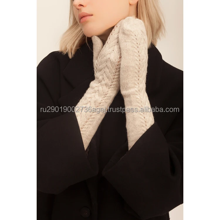 Высококачественные Женские Вязаные варежки для зимы Ручная работа в традиционном стиле оптовые цены шерстяные варежки