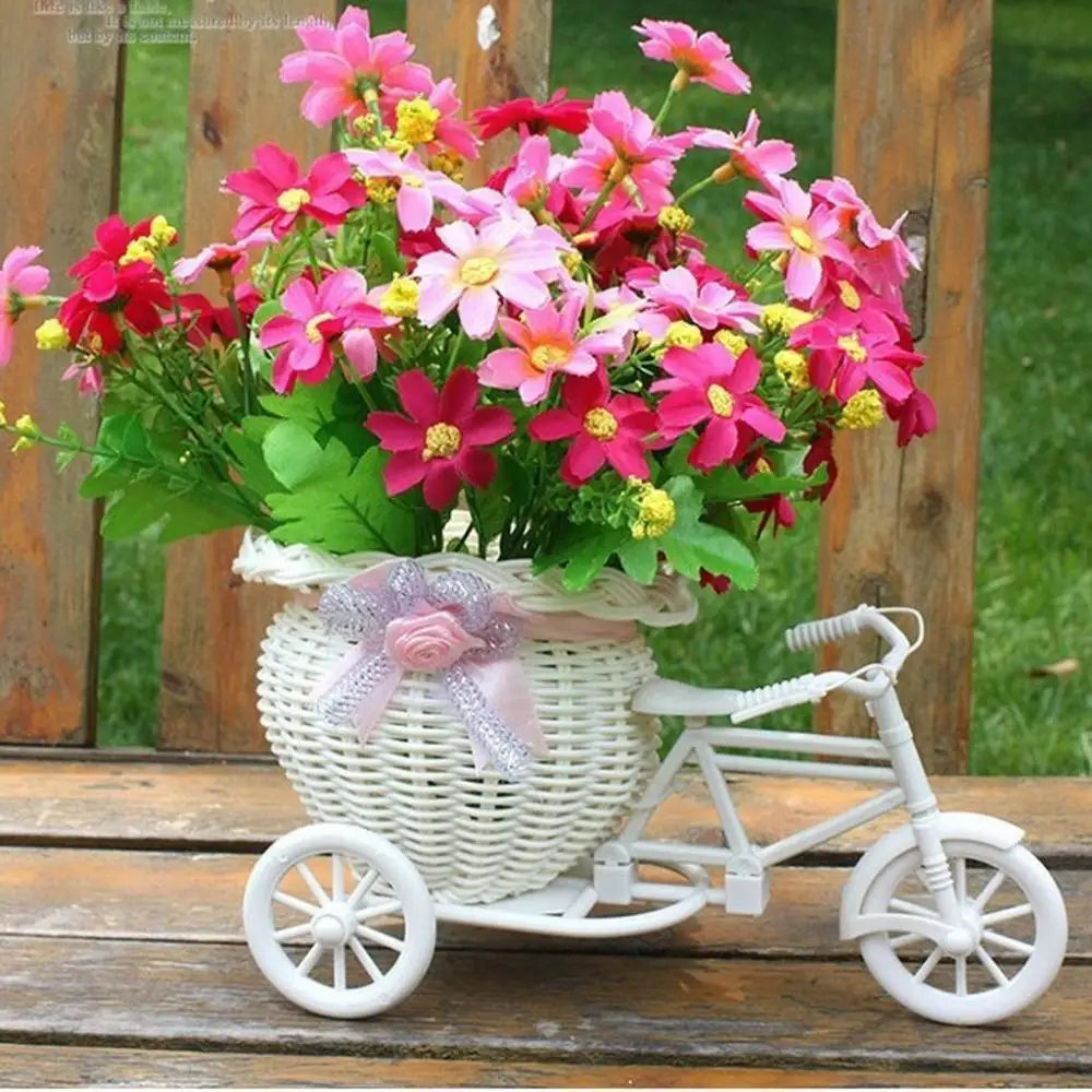 Home Decor/ Bicycle Flower Basket