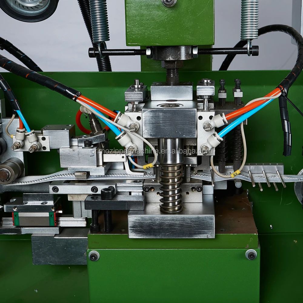 auto metal zipper gapping machine double teeth selection type zip gapping machine