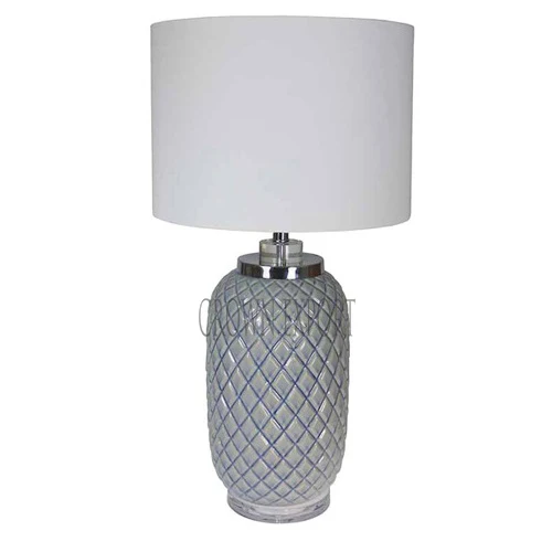 Home Decor and Lighting Table Lamps Grey Color Ceramic Lamps Indoor Lighting Floor Lamps are Available in Very Low Prices