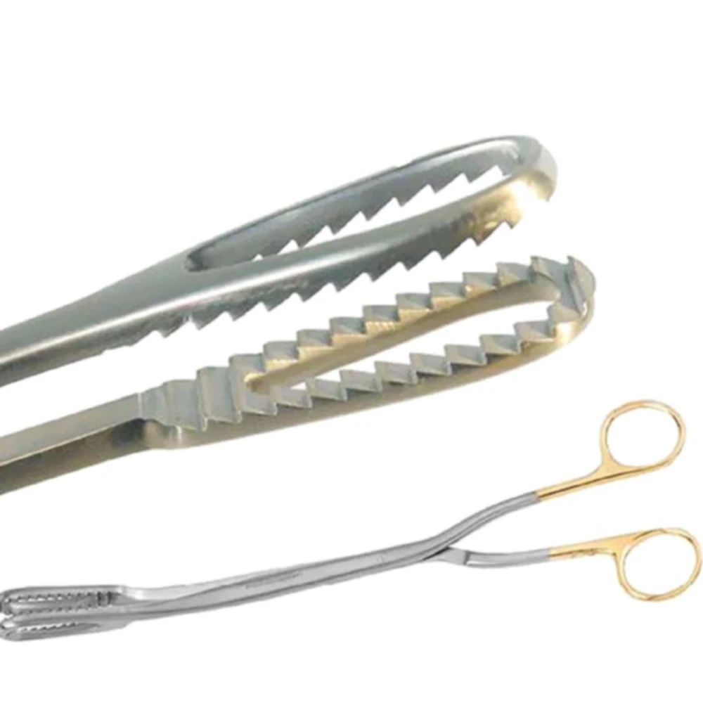 
Stainless Steel Bonney Polypus Ovum Forceps Surgical Medical Gynecology Instrument 