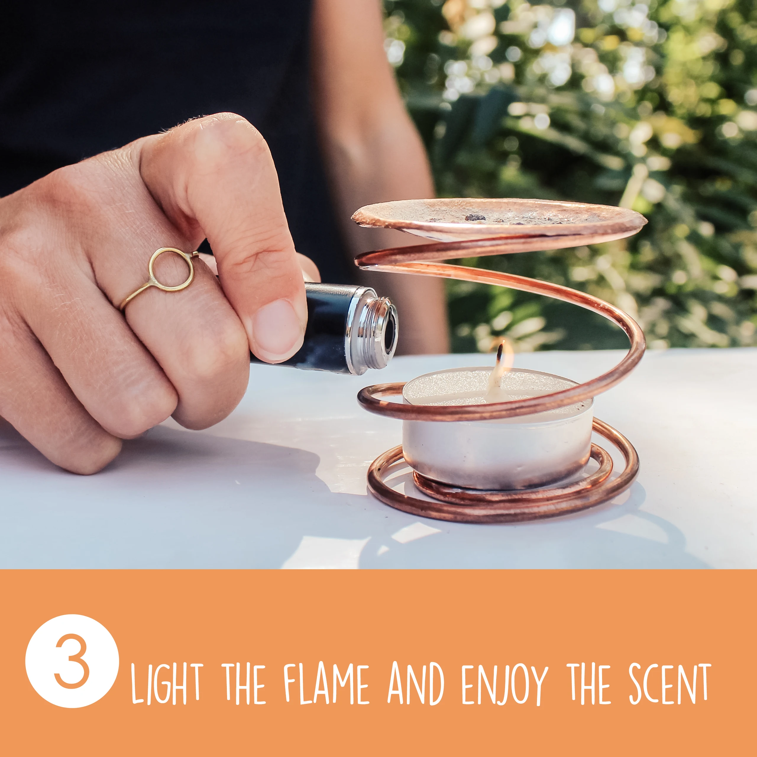 Incense Resin Burner - Copper Sublimator to burn Resins - Aroma diffuser Made in Italy - Bulk Product - Wholesale Price