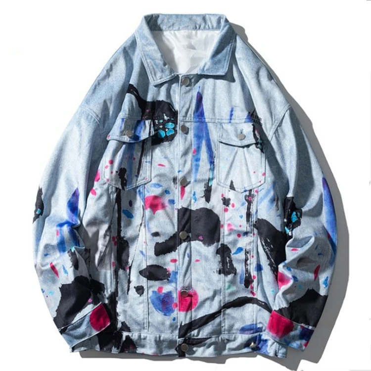 Wholesale Breathable Hot fashion Street wear Customized Denim Jacket for men