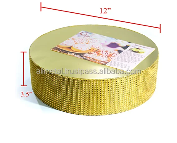 Gorgeous Cake Display Centrepiece for Wedding Cakes Cupcakes and Desserts Strong Lightweight Polystyrene Foam with Faux Rhine