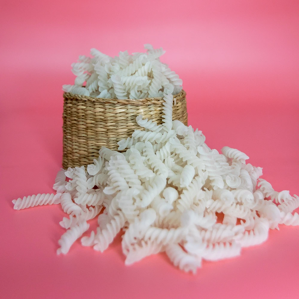 Refined Processing Type Spiral Shape White Color Rice Macaroni Rice Pasta From Vietnam Rice Noodle