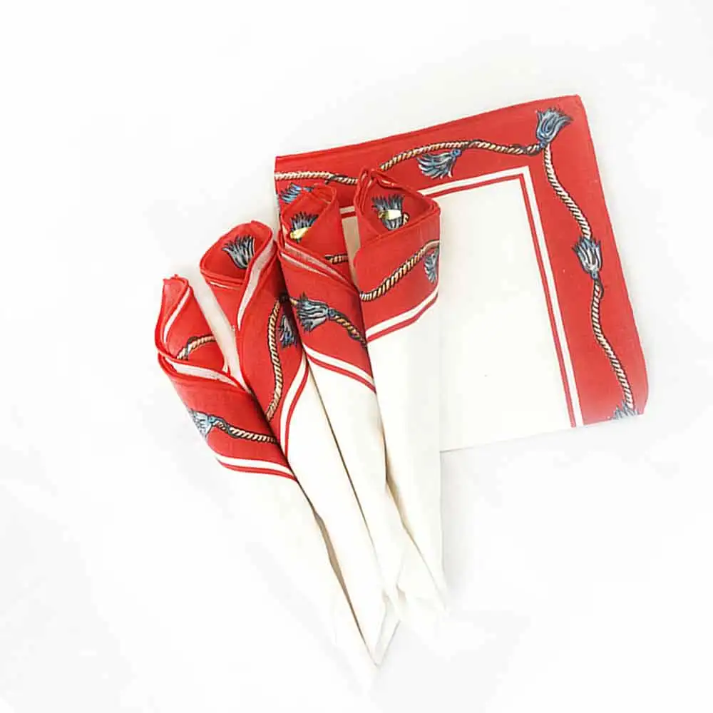 Коктейльные салфетки из фибры целлюлоза для кухни с украшением в скандинавском