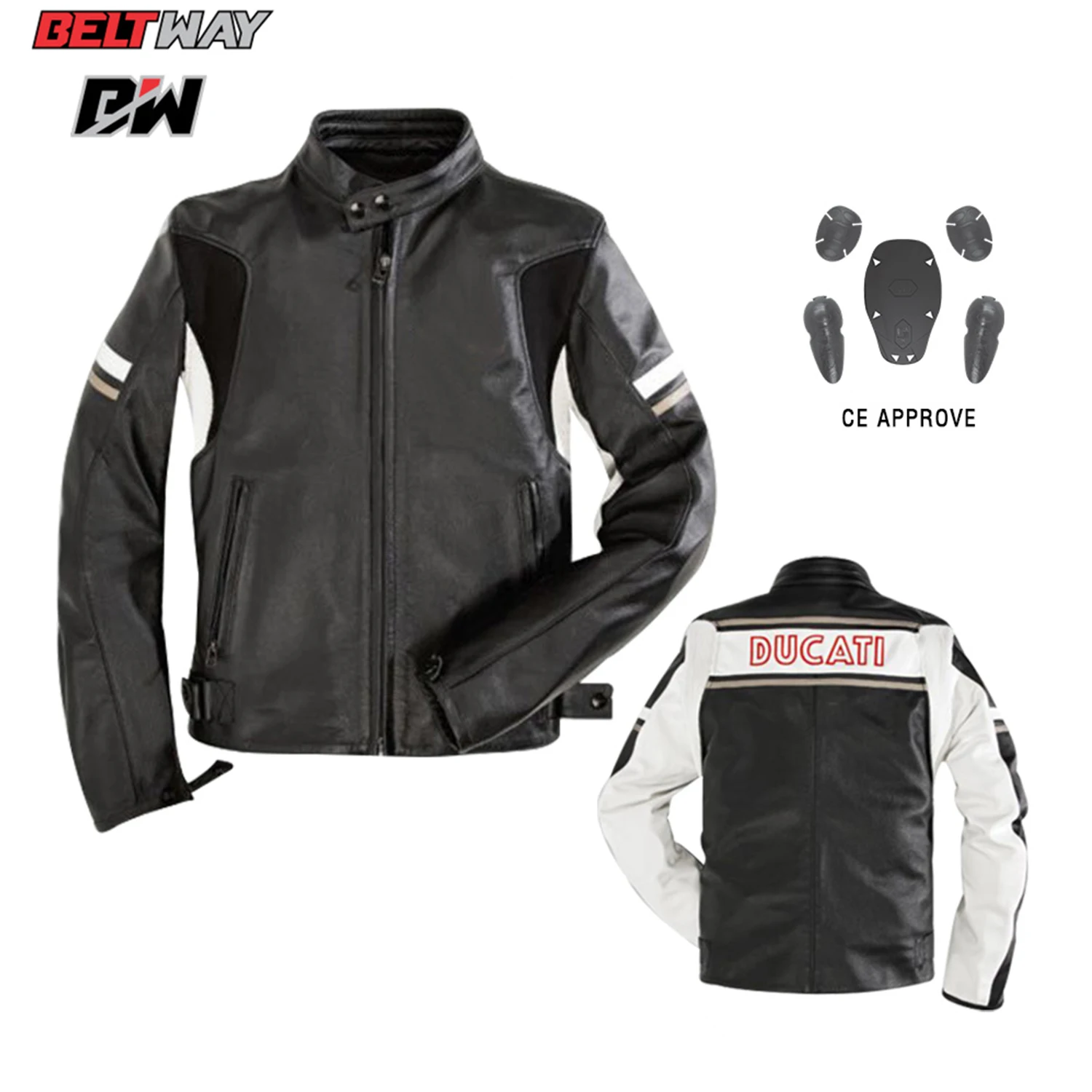 Pakistan Made Motorbike Cowhide Biking Racing Sport Leather Jacket Genuine Leather High Speed Race Motorcycle Leather Suit