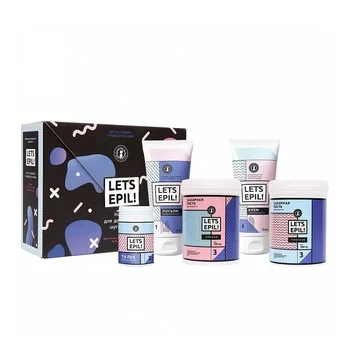 Hair Removal Home Kit Bikini Sugar Coated Hair Removal Wax Kit Legs & Body Bikini/intimate Face waxing products