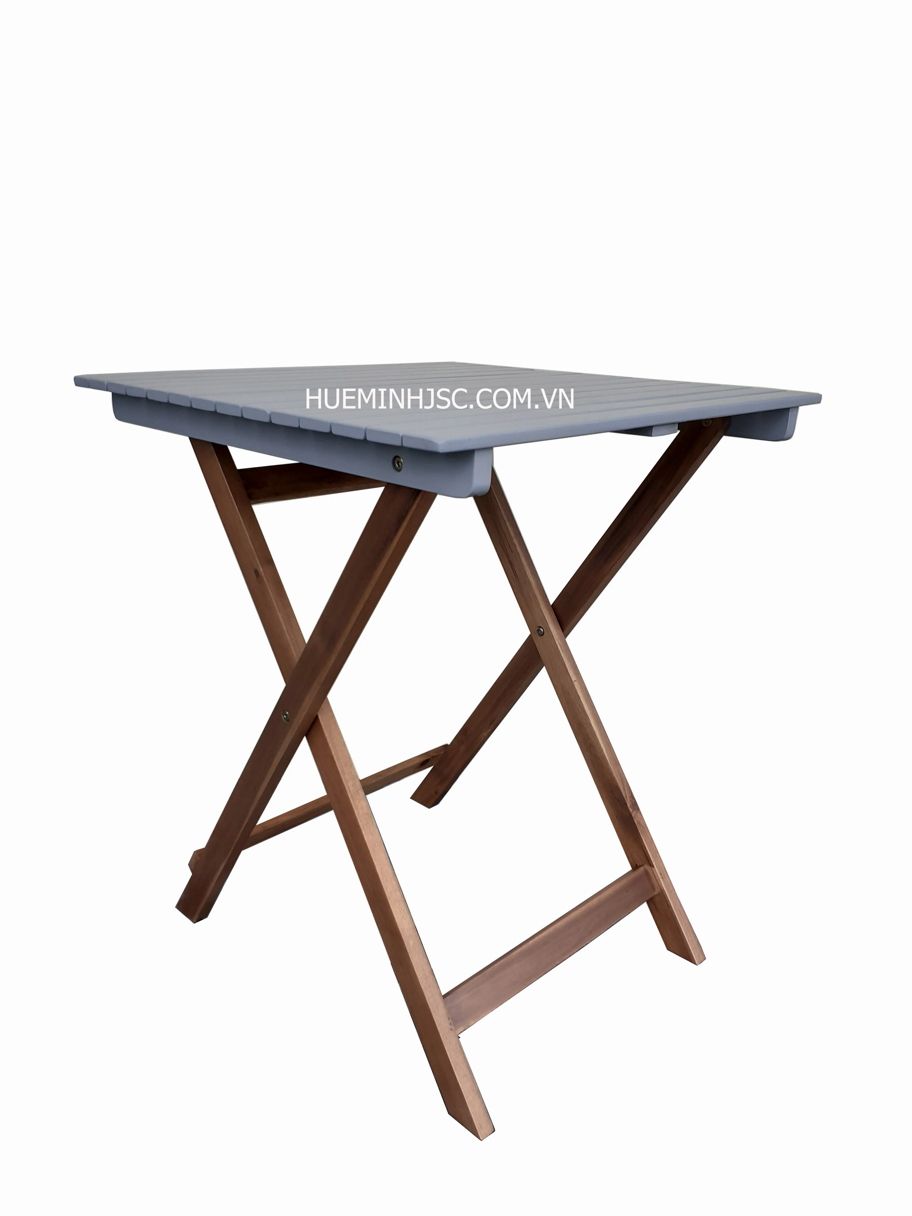 Outdoor Furniture Bistro table sets High quality Vietnamese acacia wood folding table and chair set