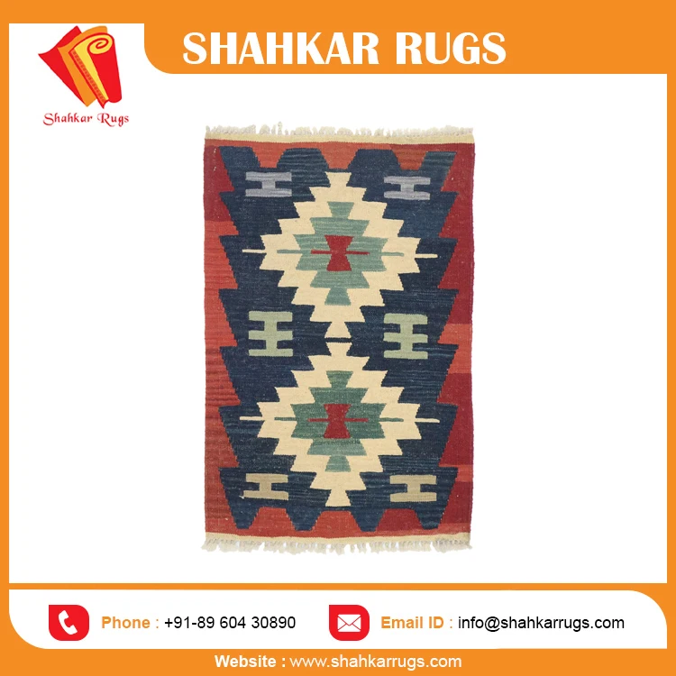 Design Kilim Carpet Handmade Bulk Supply Kilim Rugs for Sale Print Factory Price Top Quality New Plush Modern Rectangle Washable