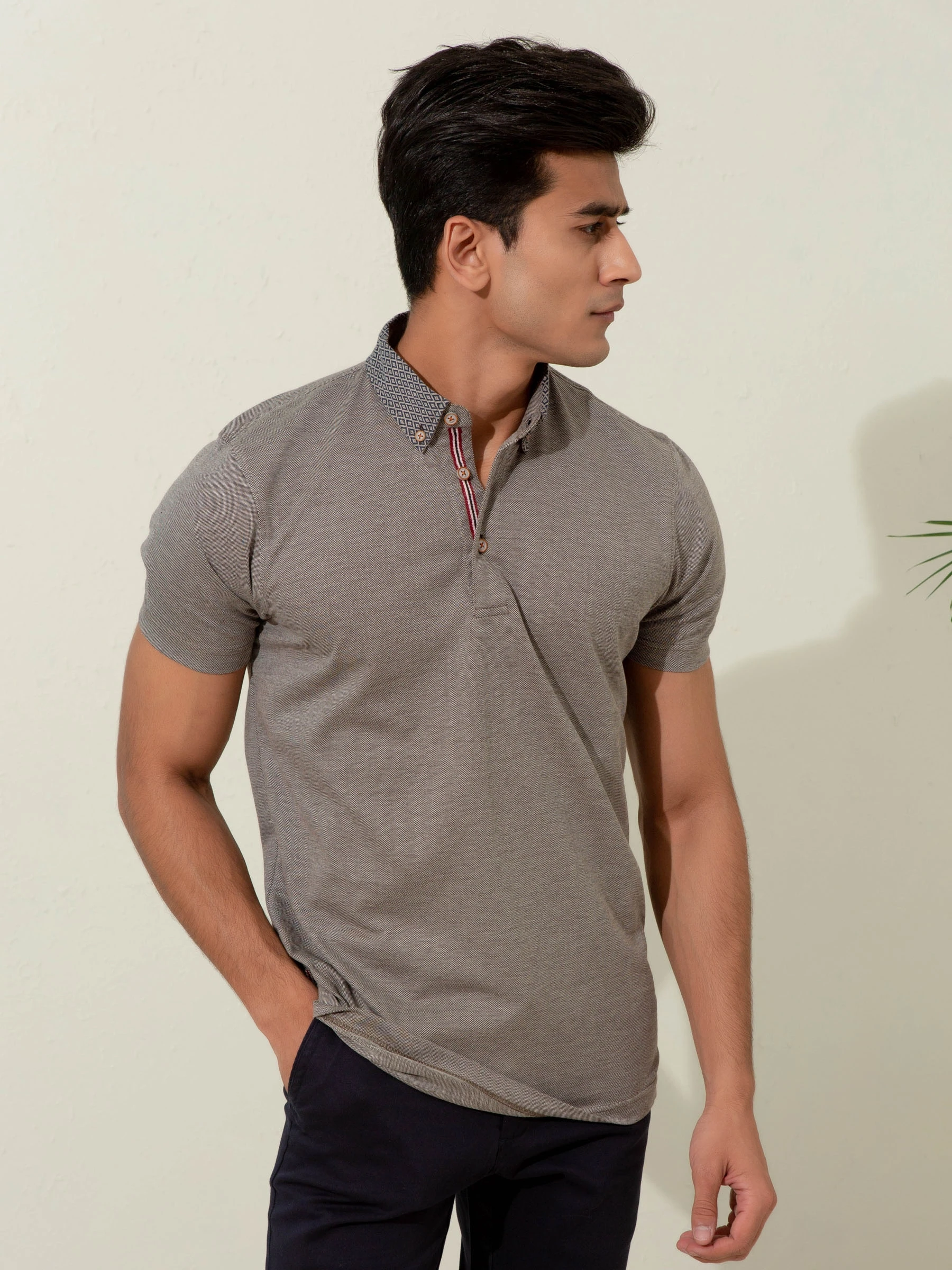 Новинка высокое качество Пике коричневый шелк смешанные мерсеризованные поло мужские спортивные футболки индивидуальный дизайн и логотип