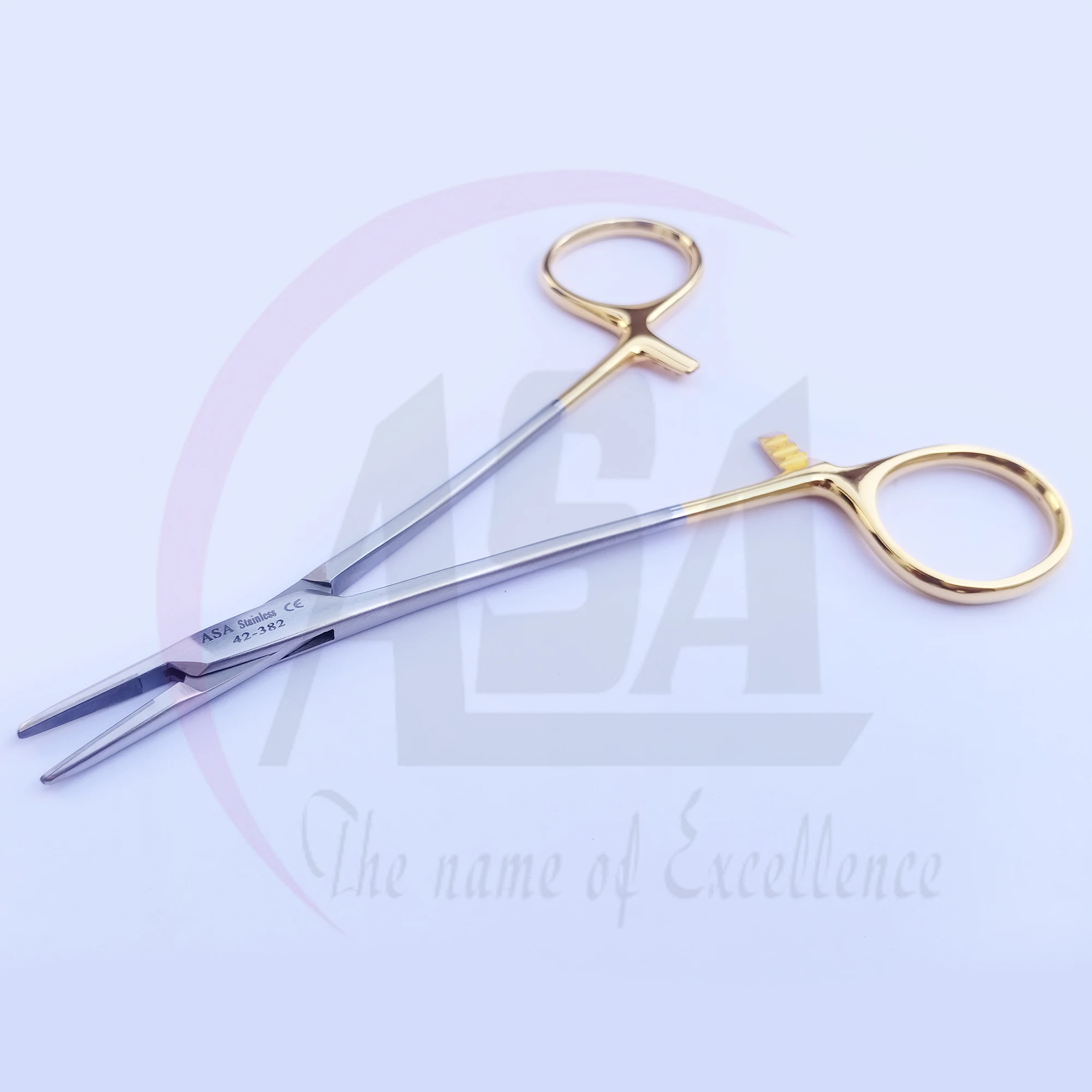 Stainless steel needle holder custom made less price halsey needle holder